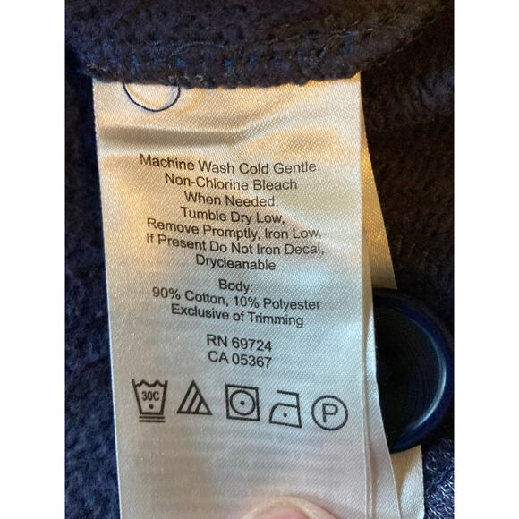 Columbia Women’s XS Fleece Button Jacket Charcoal Gray High Neck Cotton Blend - Picture 5 of 12